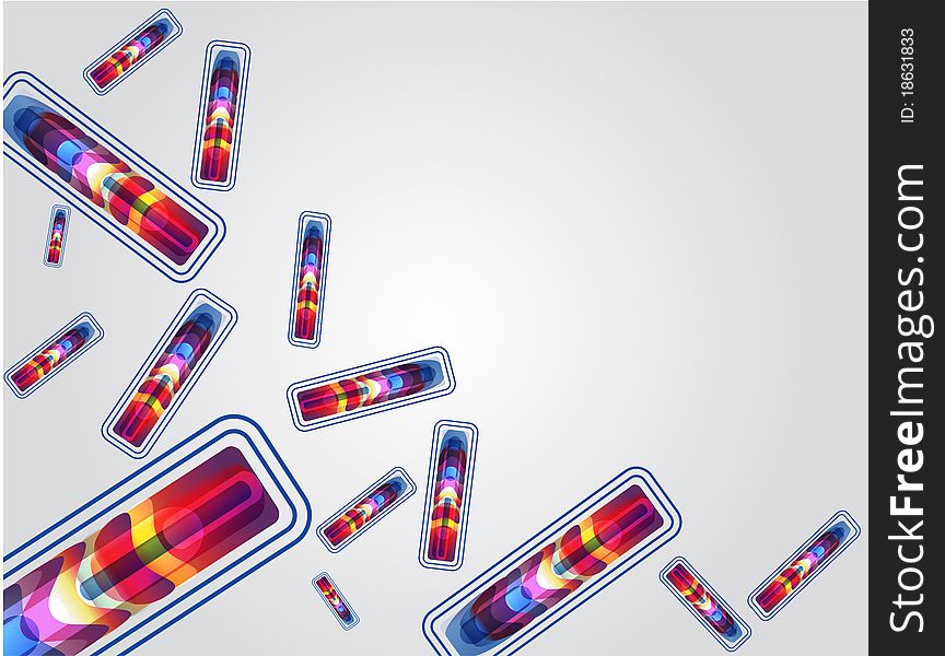 Abstract background with capsules. Abstract background with capsules