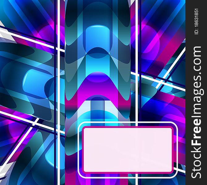 Abstract violet futuristic background. Abstract violet futuristic background