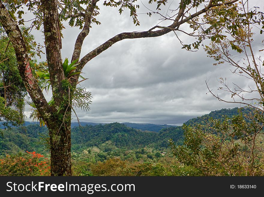 View of Valle Azul, Alajuela province, Costa Rica