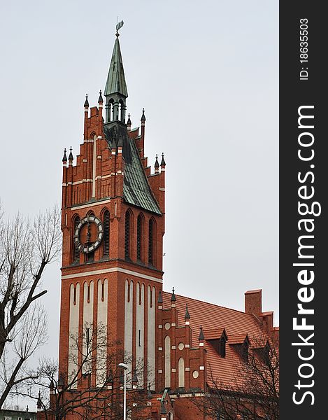 An old church in Kaliningrad