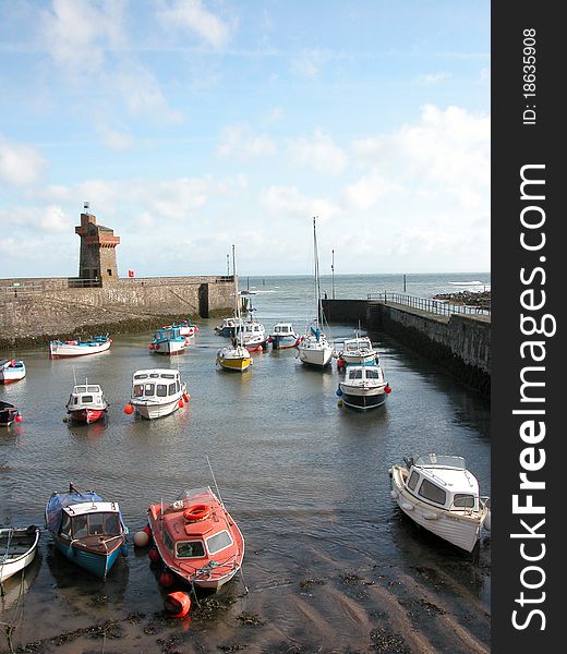 Rhenish Tower And Harbour At Lynmouth