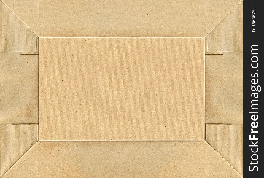 Folded blank paper background, texture. Folded blank paper background, texture