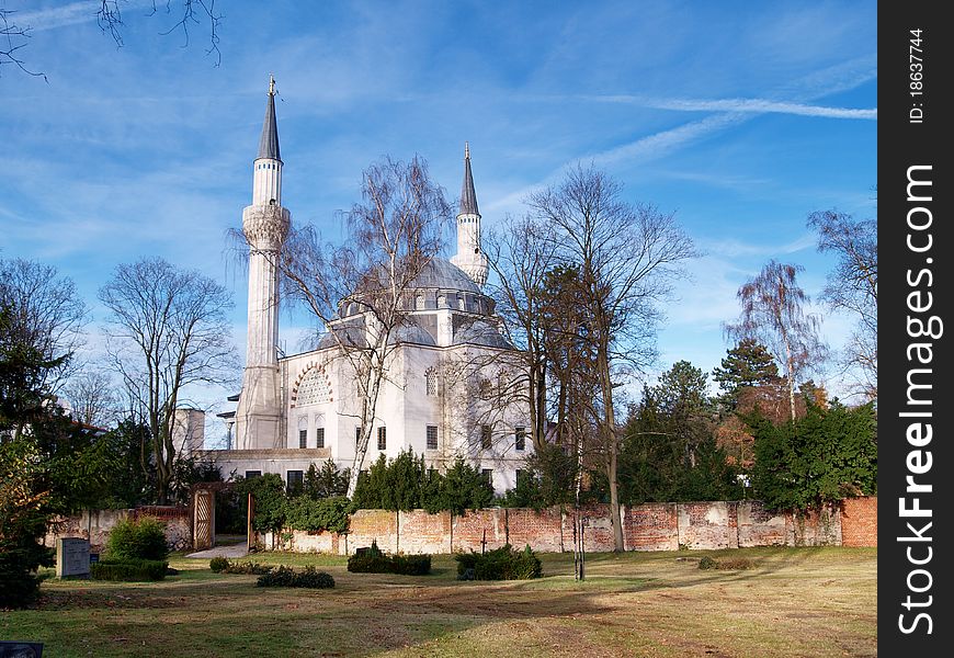 Mosque in Berlin NeukÃ¶lln from the rear