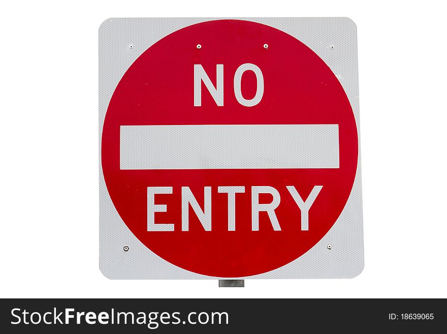 Do not enter, red and white sign isolated on white background. Do not enter, red and white sign isolated on white background.