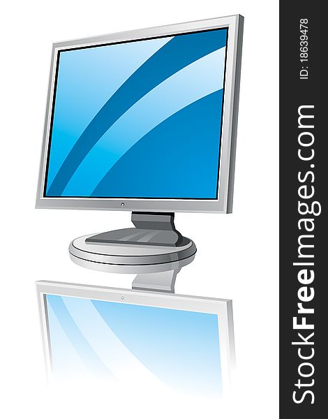 LCD monitor template