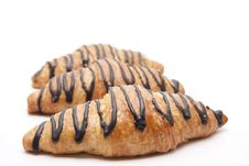 Croissant With Chocolate Stock Photos Croissant With Chocolate Stock Photos