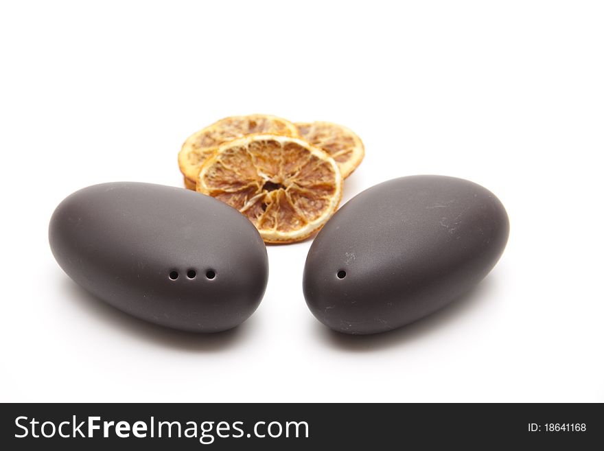 Salt And Pepper Shaker With Lemon