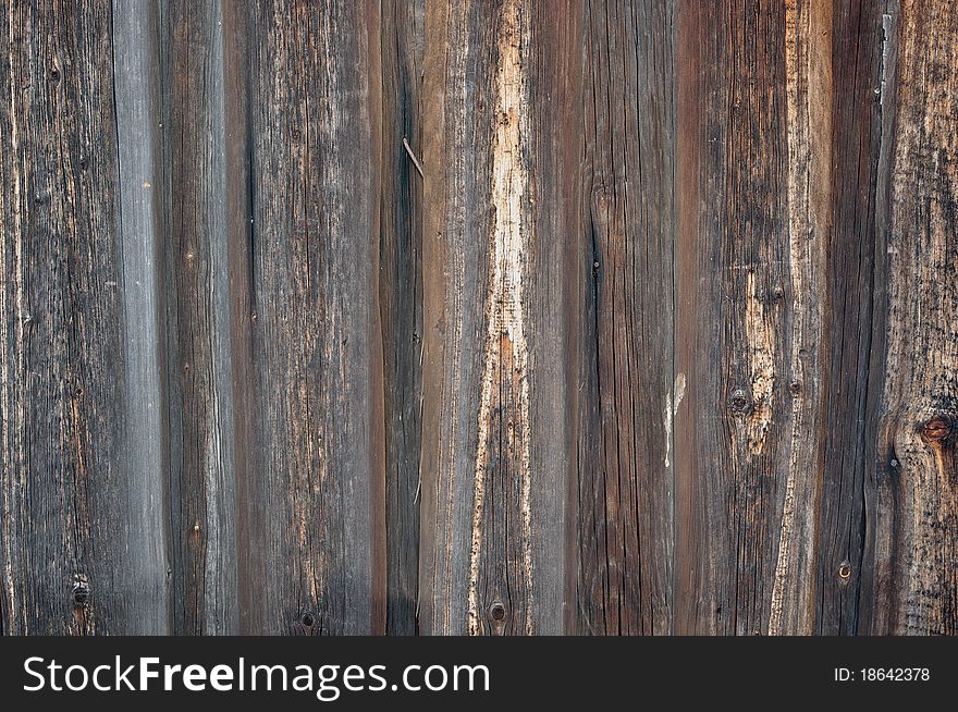 Weathered Pine Plank Grunge Fence