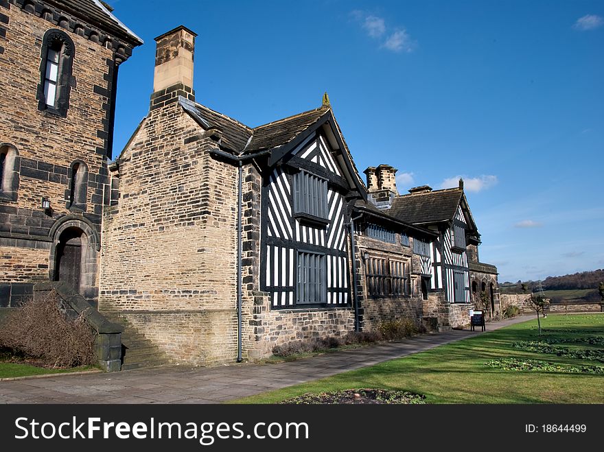 Shibden Hall a Half Timbered Tudor Manor House in Halifax Yorkshire. Shibden Hall a Half Timbered Tudor Manor House in Halifax Yorkshire