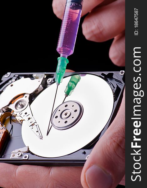 Hard disc repairing