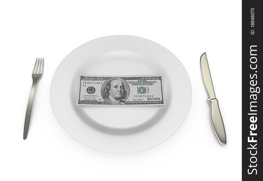 Money On A Plate