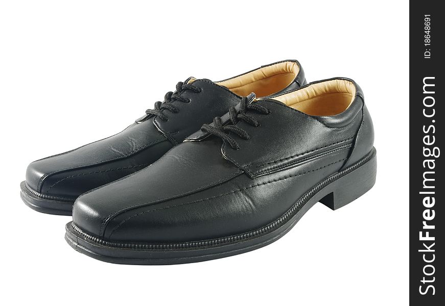 Closeup of black male ellegant shoes. Closeup of black male ellegant shoes