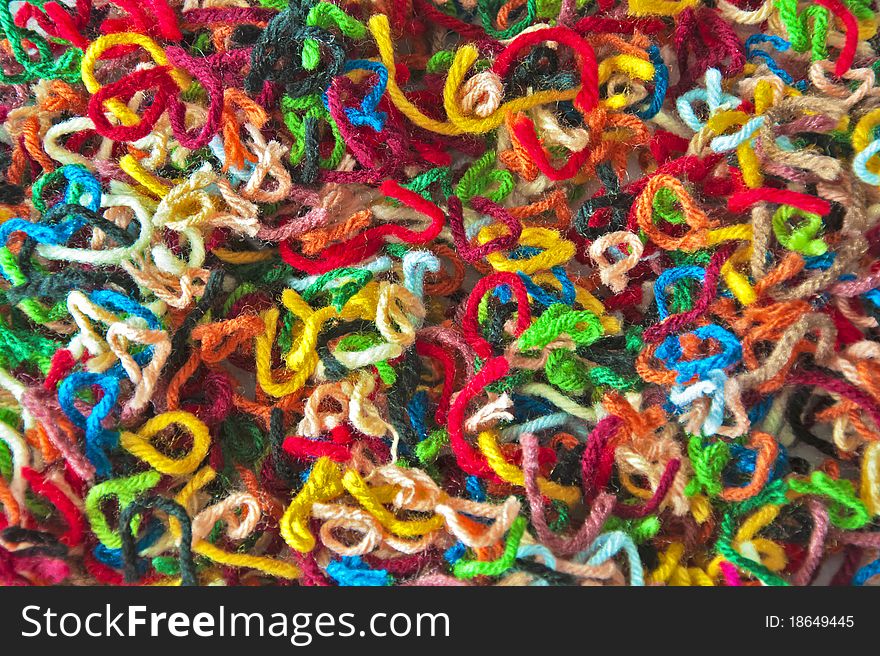 Abstract background with colorful threads. Abstract background with colorful threads