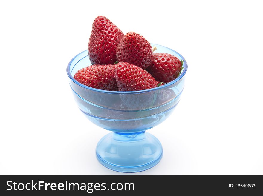 Strawberries In The Ice Cup