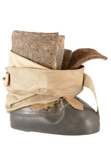 Winter Fishing Boots Royalty Free Stock Images Winter Fishing Boots Royalty Free Stock Images