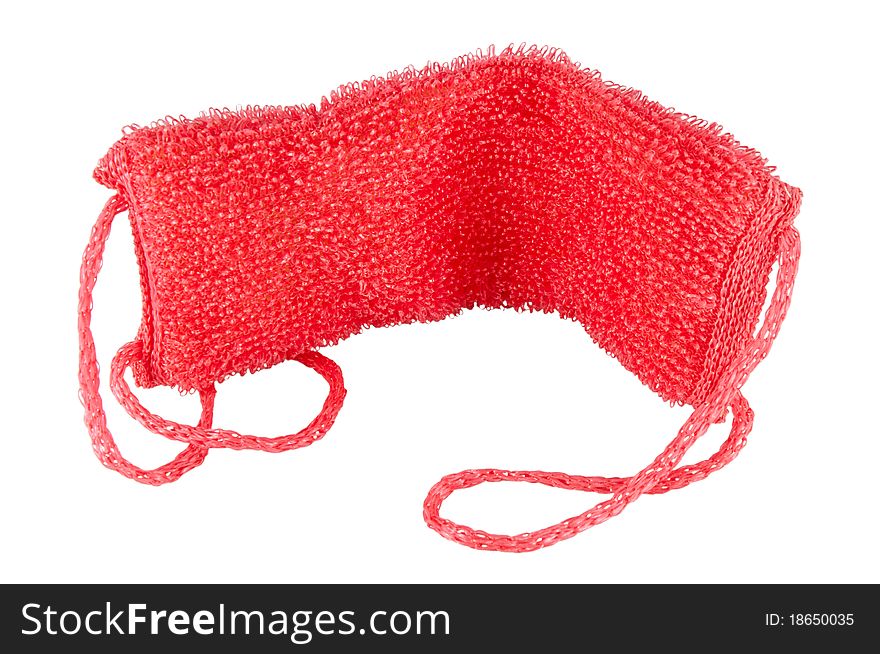 The red bast isolated on a white background