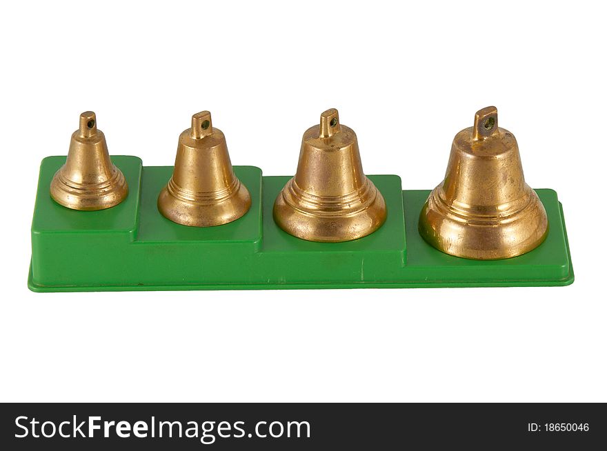 The four bells isolated on a white background