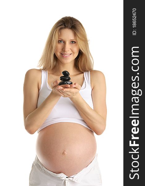 Pregnant Woman With Stones