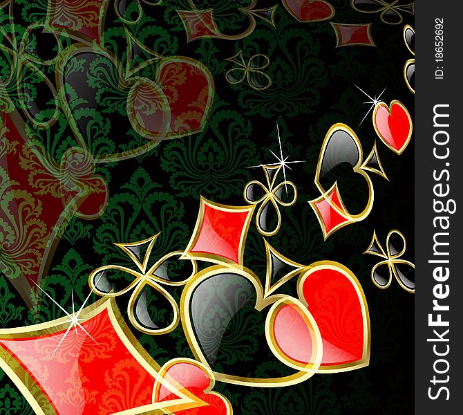 The abstract play card background eps 10. The abstract play card background eps 10