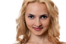 Portrait Of A Beautiful Blonde Royalty Free Stock Photos Portrait Of A Beautiful Blonde Royalty Free Stock Photos