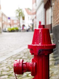Red Fire Hydrant Royalty Free Stock Photography Red Fire Hydrant Royalty Free Stock Photography
