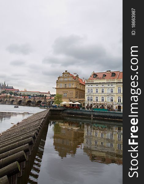 Beautiful Clock tower in prague, Czech Republic