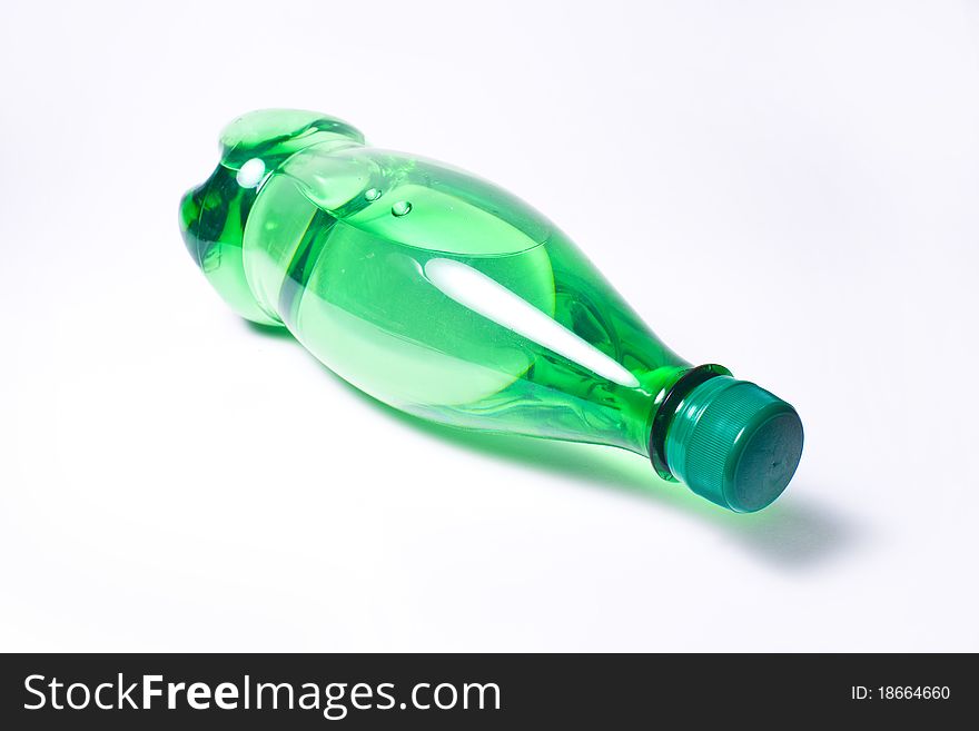 Bottle in a white background