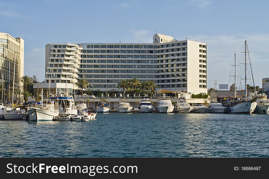 View on resort hotels, Eilat, Eilat