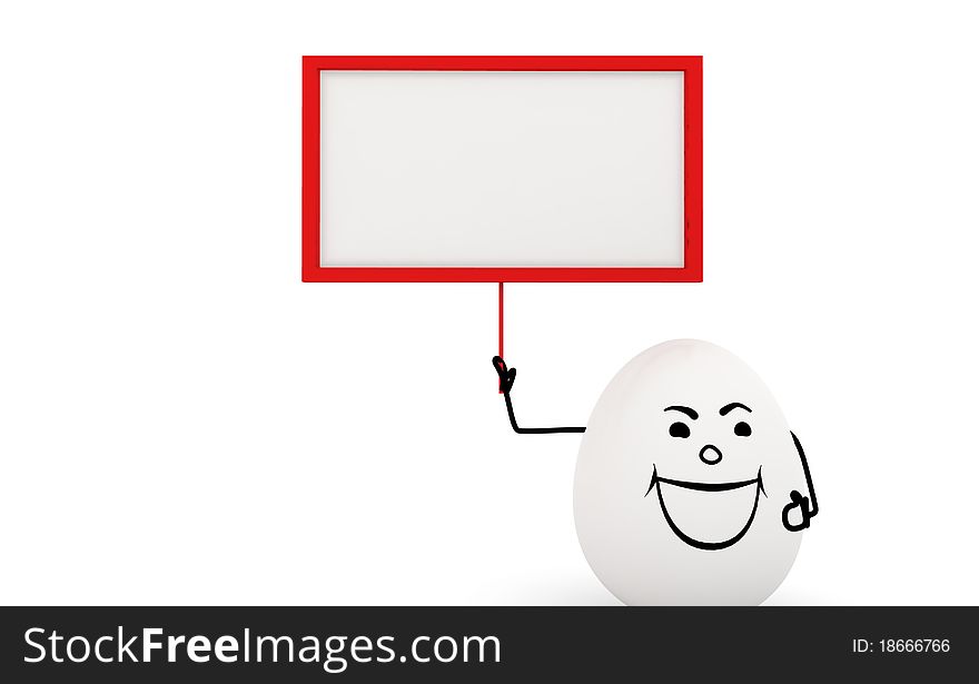 Egg with board