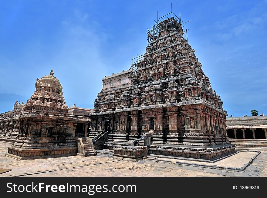 Intricate artwork at ancient hindu temple. Intricate artwork at ancient hindu temple