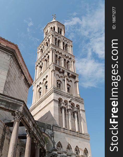 The Cathedral of St Domnius in the old town of Split