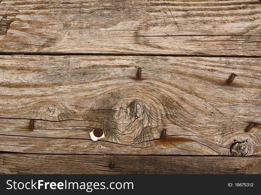 An old wooden rough background. An old wooden rough background
