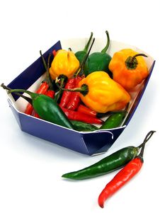 A Selection Of Mixed Chillies Stock Images A Selection Of Mixed Chillies Stock Images
