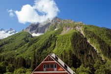 Caucasus Mountains. Dombai Stock Photos Caucasus Mountains. Dombai Stock Photos