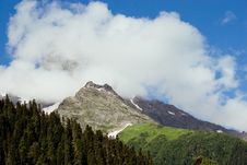 Caucasus Mountains. Dombai Stock Images Caucasus Mountains. Dombai Stock Images