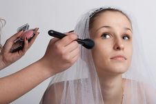 Bride Make-up Stock Photo Bride Make-up Stock Photo