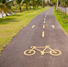 Bicycle Pathway Stock Image