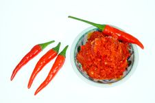 Chili And Chili Paste Royalty Free Stock Image Chili And Chili Paste Royalty Free Stock Image