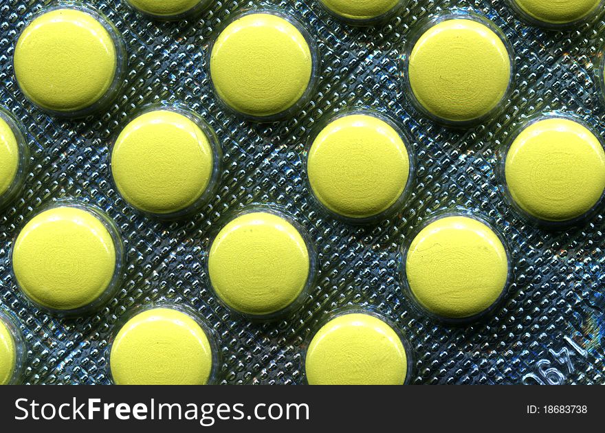 Close up image of a blister pack of tablets