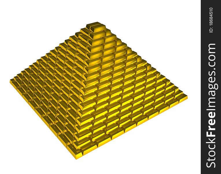 Gold Ingots Pyramid