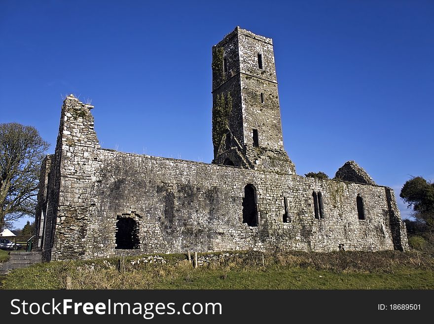 Ancient abbey in Co.Tipperary,Ireland. Ancient abbey in Co.Tipperary,Ireland