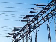 Electricity Pylon Royalty Free Stock Photography Electricity Pylon Royalty Free Stock Photography