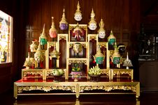Khon Masks, Thailand Royalty Free Stock Photography