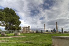 Temple Of Olympian Zeus In Athens,Greece Royalty Free Stock Images