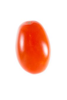 Cherry Tomato On White Background Royalty Free Stock Photos
