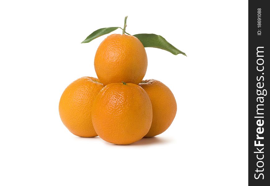 Orange isolated on white background