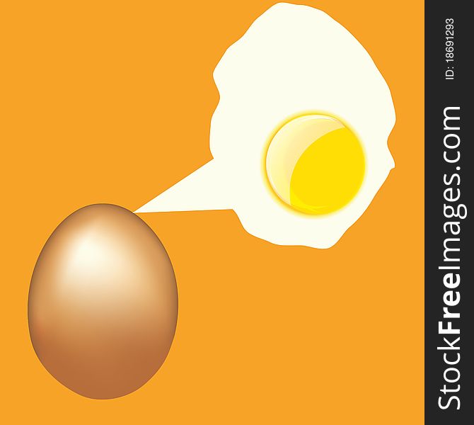 Eggs idea. Vector illustration. EPS10. Eggs idea. Vector illustration. EPS10