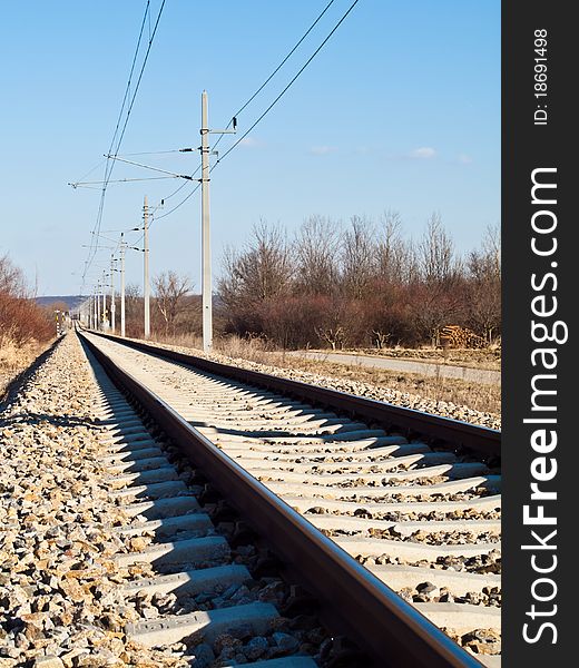 Train Rails, transport ecologically with less emissions and energy