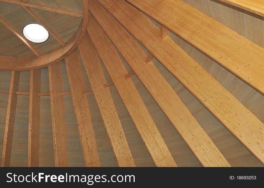 Construction of a wooden cover , Portugal - Europe