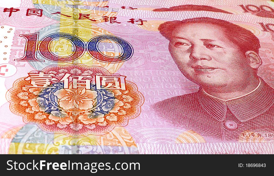 Chinese 100 Yuan Notes